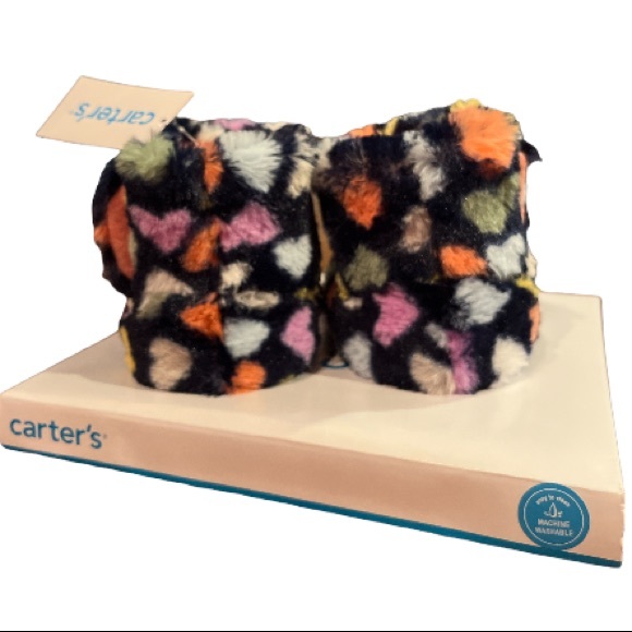 Carter's Jetta Toddler Girls' Faux-Fur Slippers - Picture 5 of 11